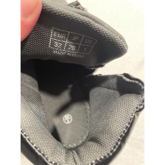 Kids Toddler Boots Size US 1 EU32 JP20 Gray Classic Lace Up Side-Zipper Lug Sole - Picture 8 of 9